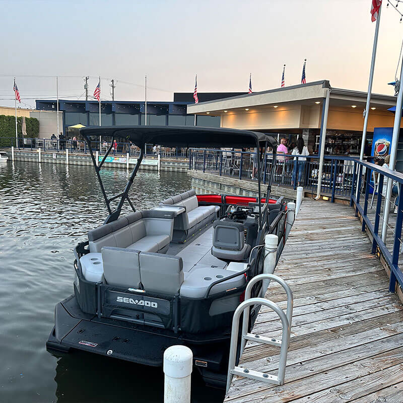 boat at the dock