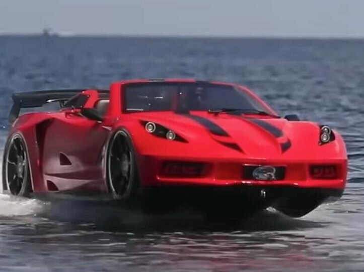 detroit seadoo adventure model c jetcar red